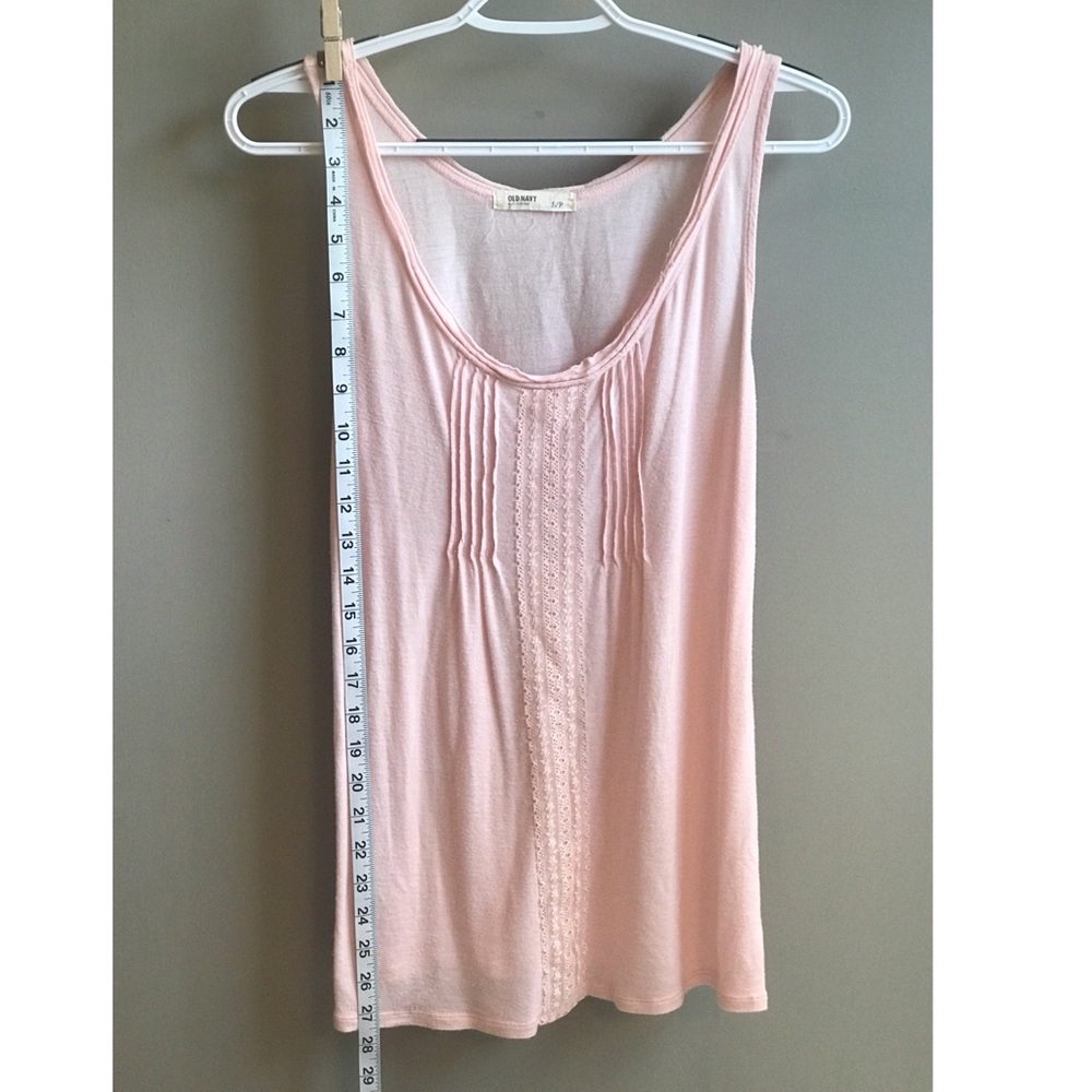 Pink Old Navy long oversized tank top